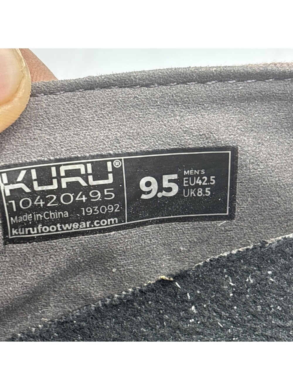 Kuru Pace Slip On Casual Shoe Mens 9.5 Orthotic Comfort Dark Ash Rich Walnut - Picture 9 of 10